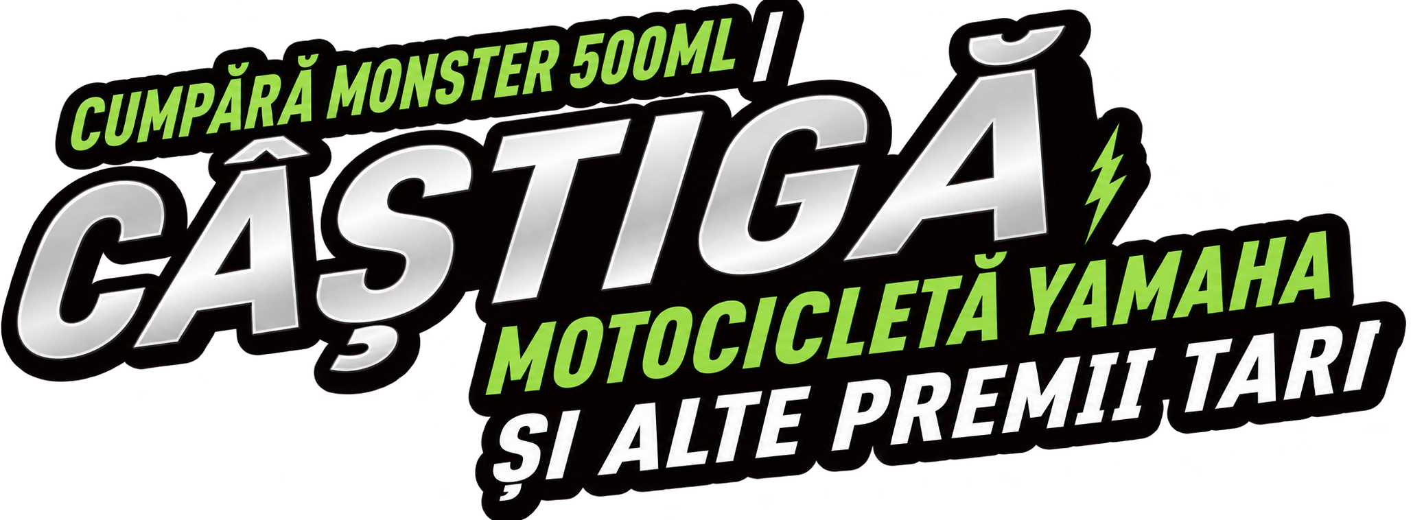Cumpără Monster 500ml și câștigă motocicletă Yamaha și alte premii tari